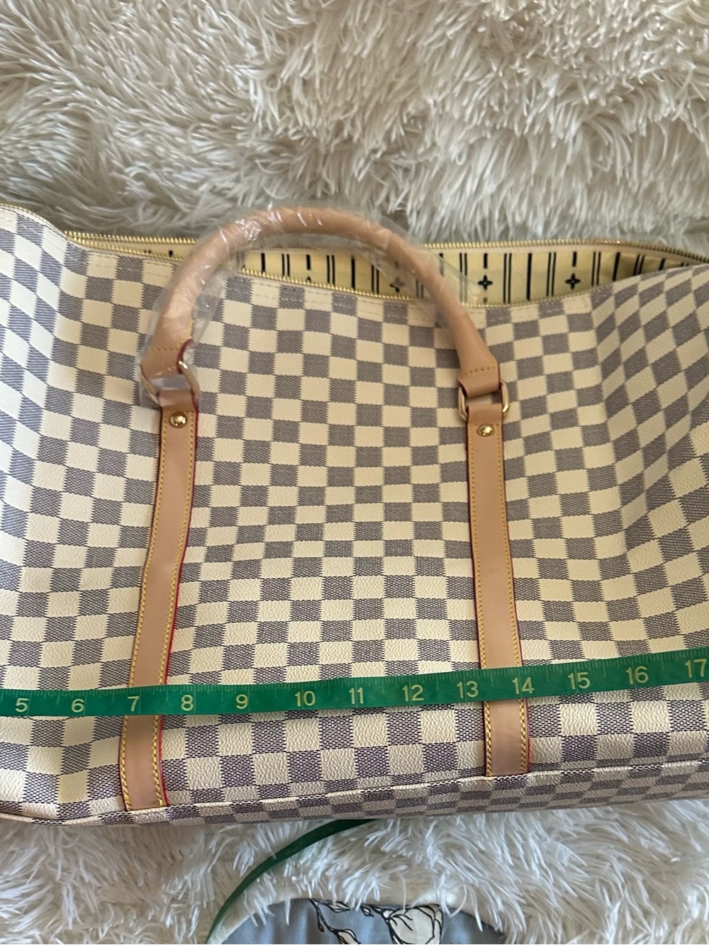 Checkered Weekender Bag in Beige and Pink
WALMART - Picture 6 of 7
